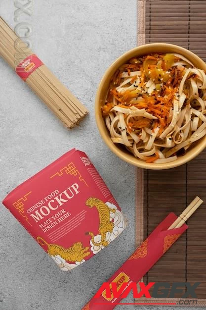 Chinese food mockup design 84418335