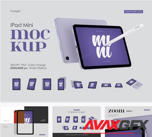 iPad Mini Mockup Set - 42236304