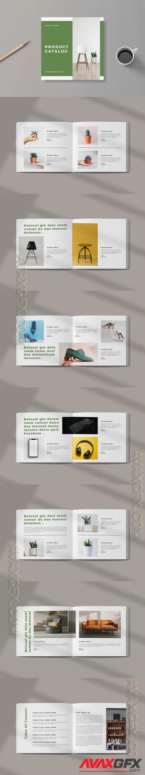 Square Product Catalog / Magazine