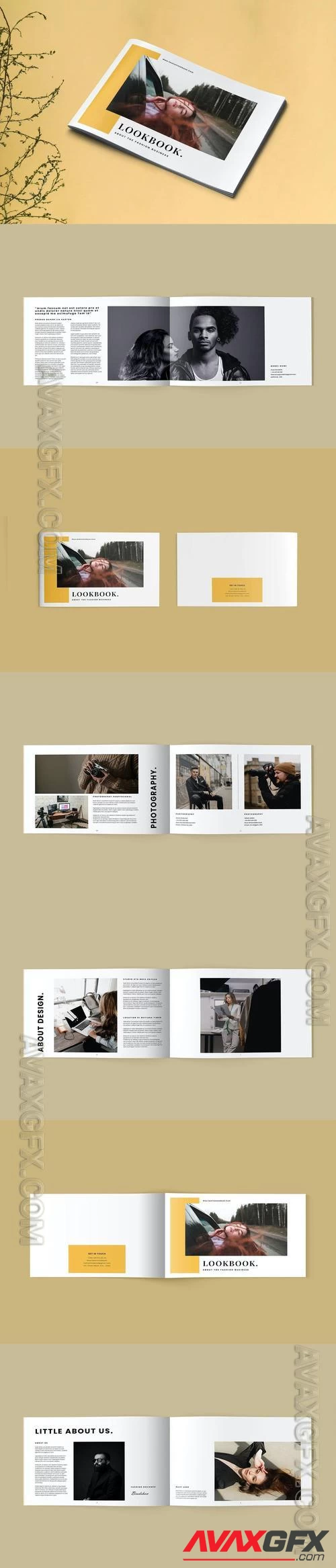 32 Pages Fashion Lookbook