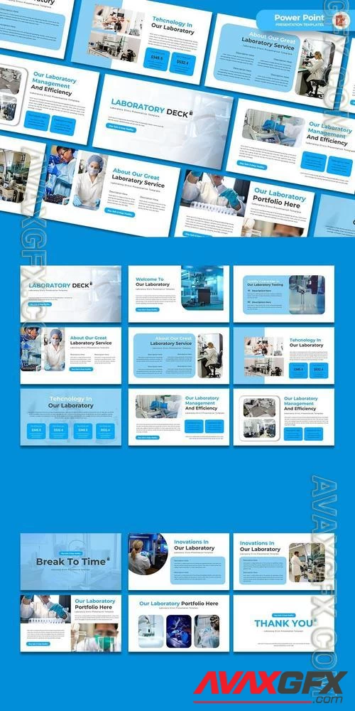 Laboratory Deck - PowerPoint Template