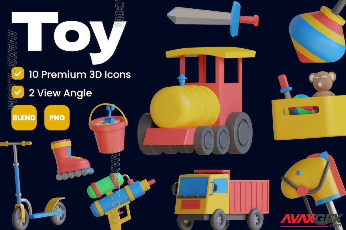 Toy 3D Icon