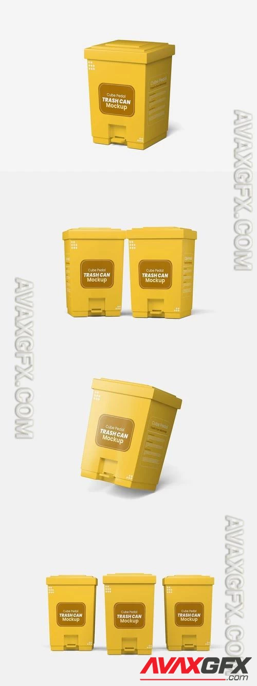 Trash Bin Mockup