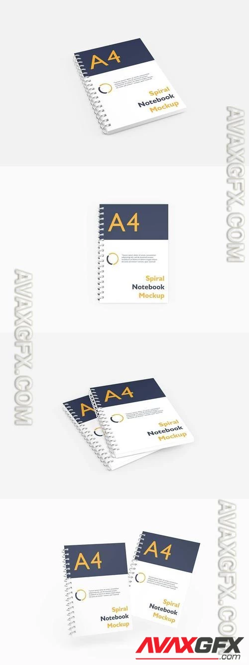 Spiral Notebook Mockup