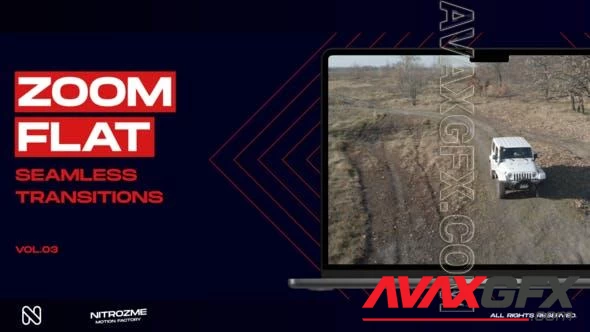 Zoom Flat Transitions Vol. 03 49305126 Videohive