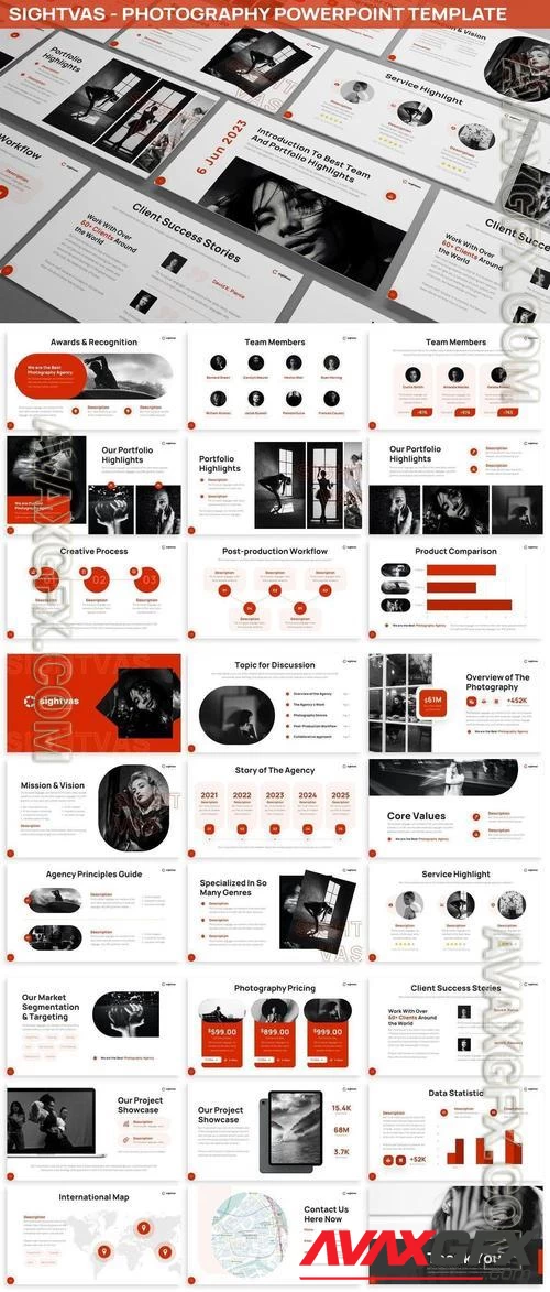 Sightvas - Photography Powerpoint Template