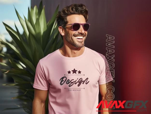 Luxury t shirt mockup design psd template 86358688