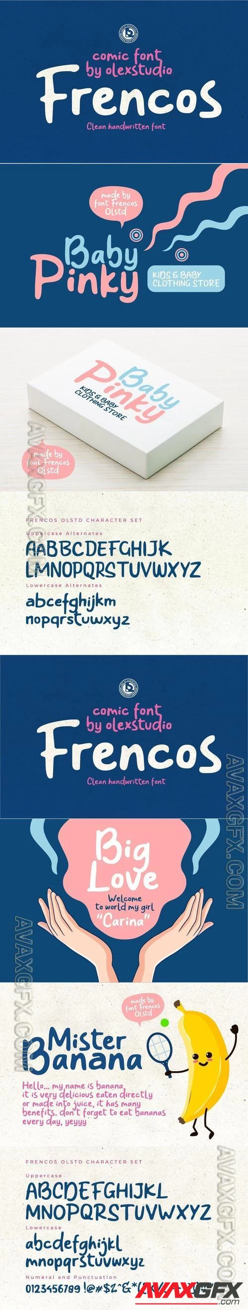 FRENCOS Olstd - Comic Font PZXX8P8