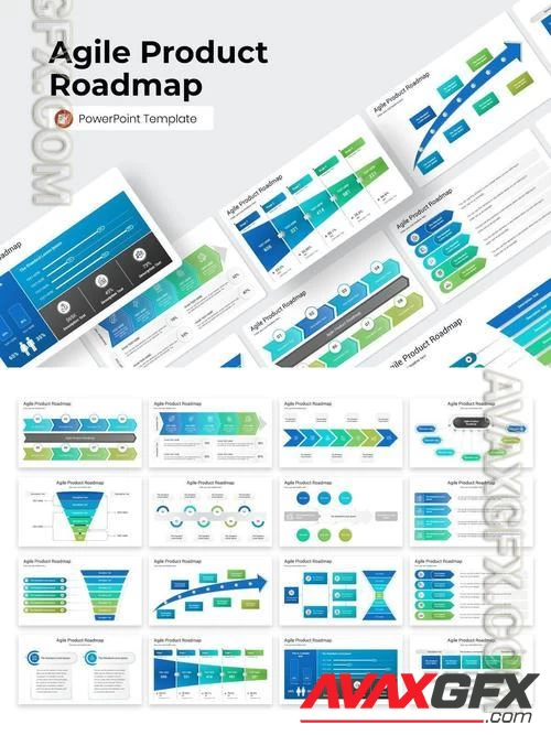 Agile Product Roadmap PowerPoint Template