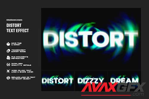 Distort Text Effect - 52T57KX