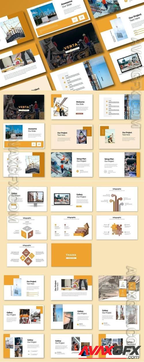 Verta Contructions PowerPoint Template