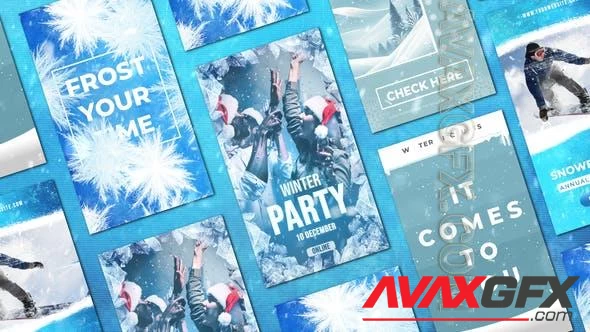 Winter Frost Instagram Christmas Stories Post 2 49000682 Videohive