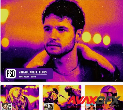 Vintage Acid Photo Effects - DZTCZZ2