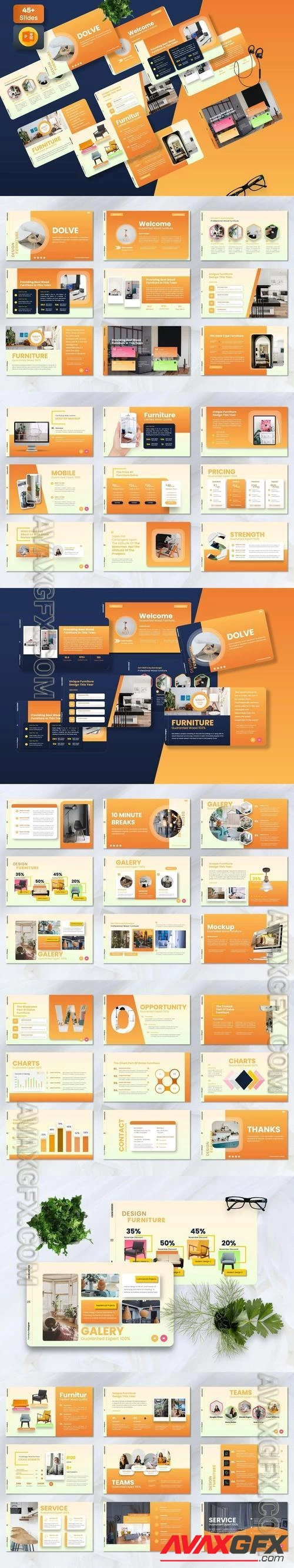 Dolve - Furniture Powerpoint Templates