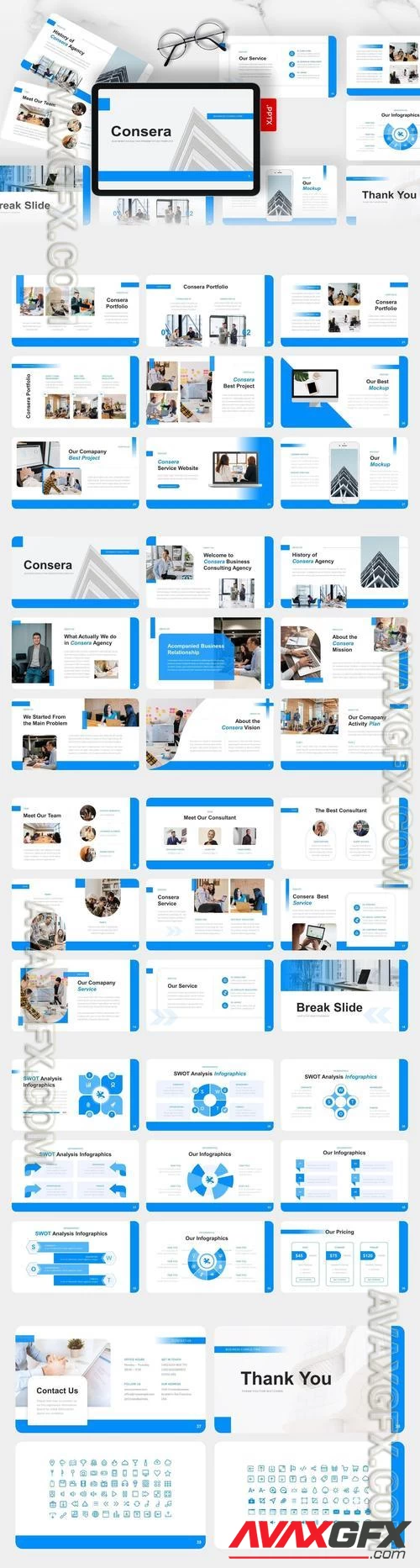 Consera - Business PowerPoint Template