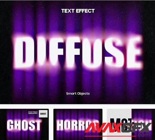 Blurry Ghost Text Effect - 8H3HJKY