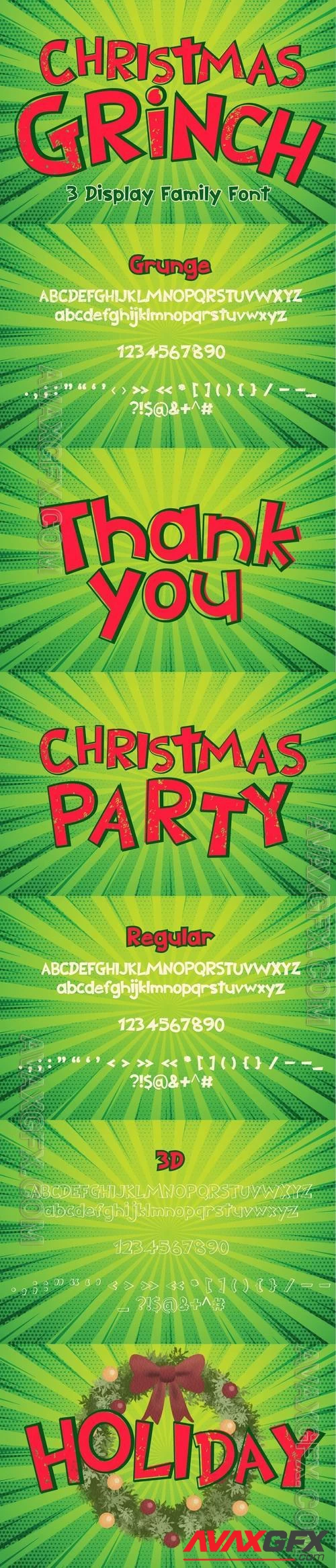 Christmas Grinch Font