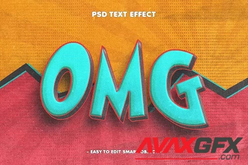 OMG Comic Blast Text Effect Layer Style - 8EZS7VS