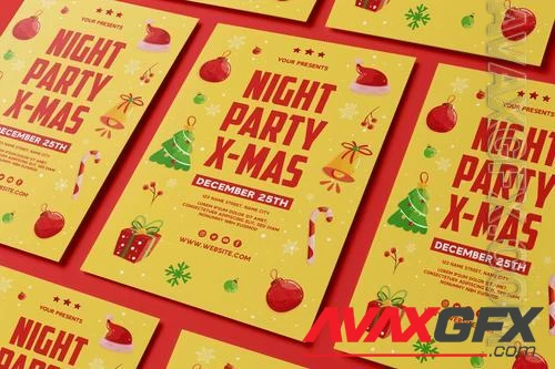Night Party X-mas Flyer 8ZR8NPU