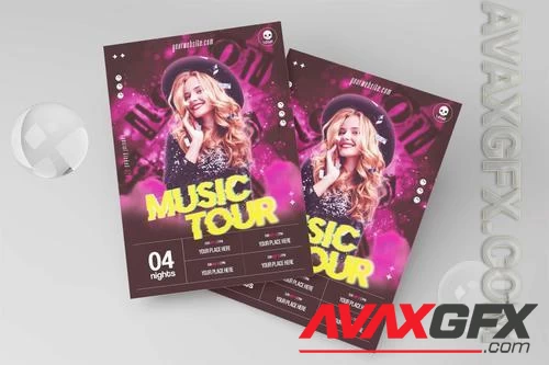 Music Tour Flyer 5Z8YNVK