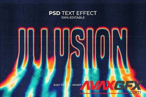 Illusion Melting Text Effect - NSQX9K6