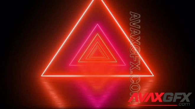 MA - Triangular Neon Tunnel 1428193