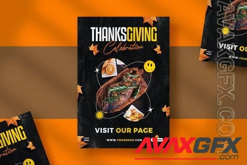 Thanksgiving Party Flyer