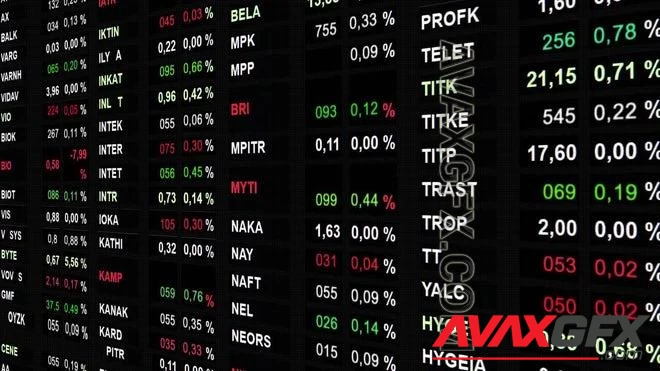 MA - Stock Market Board 1521696