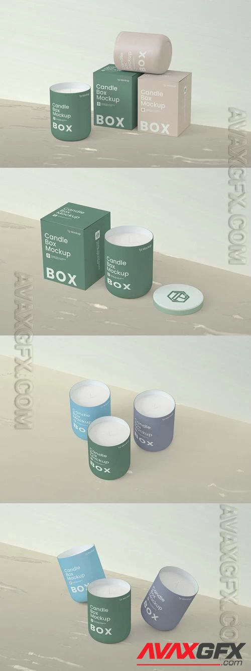 Candle & Box Mock-up