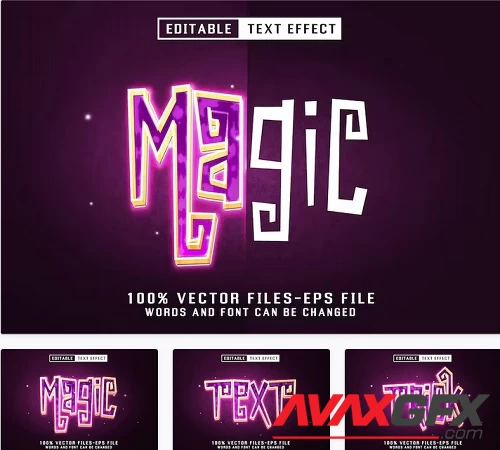 Magic Editable Text Effect - CLAYKMH