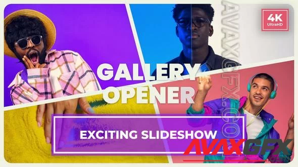 Exciting Colorful Slideshow || Multiscreen Gallery Opener 49384098 Videohive