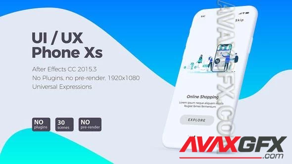 UI/UX Phone Xs 23099802 Videohive