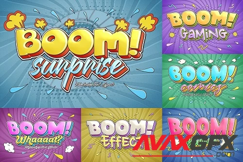 Boom Text Effects - 91611776