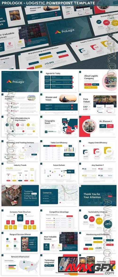 Prologix - Logistic Powerpoint Template