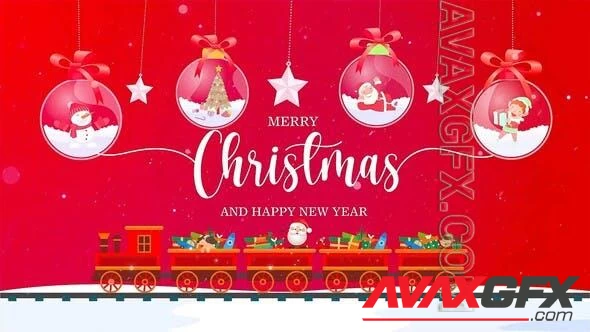 Christmas And Happy New Year Intro 42354433 Videohive