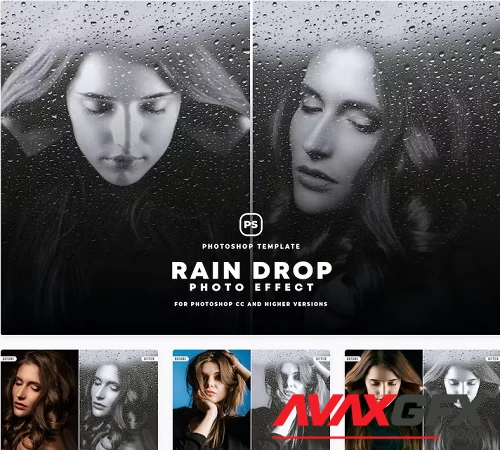 Rain Drop Photo Effect - JLUMRX3