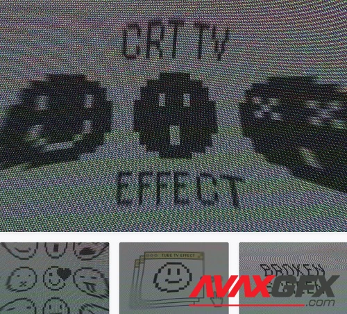 CRT TV Effect - 43920749