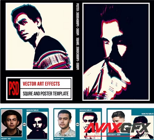 Square & Poster - Vector Art Effects - YNTEZP5