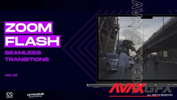 Zoom Flash Transitions Vol. 02 49305100 Videohive