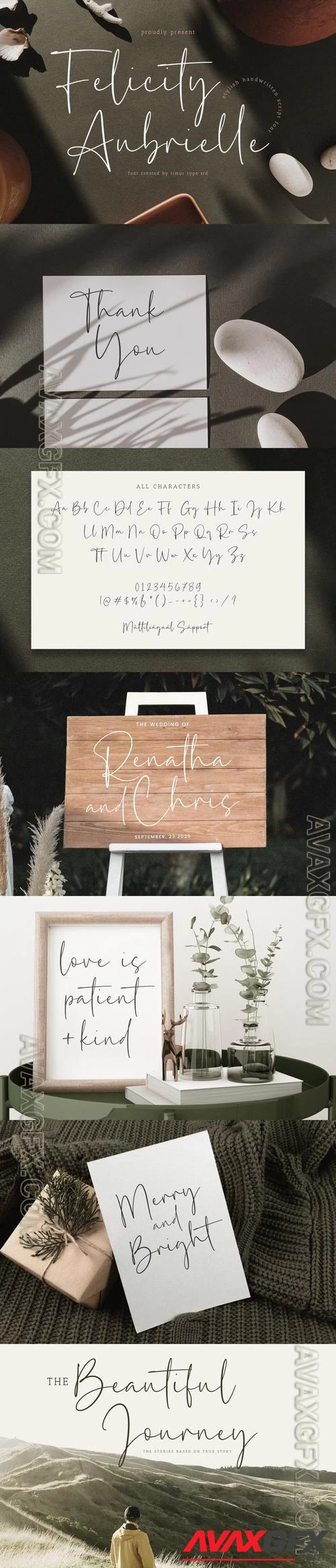 Felicity Aubrielle - Stylish Handwritten Font TT U2XT9H6