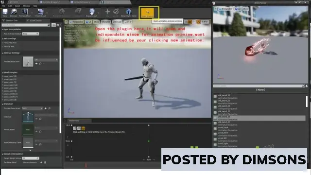 Unreal Engine Code Plugins Ace Animation Preview Helper v4.27