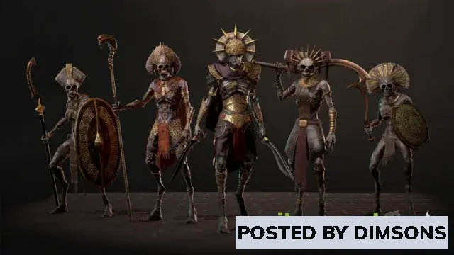 Unreal Engine Characters Ancient Undead Pack v4.22-4.27, 5.0-5.3