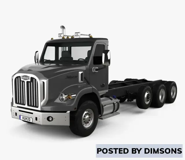 Vehicles, cars Autocar DC-64 Tractor Truck 4axle 2019 - 3D Model