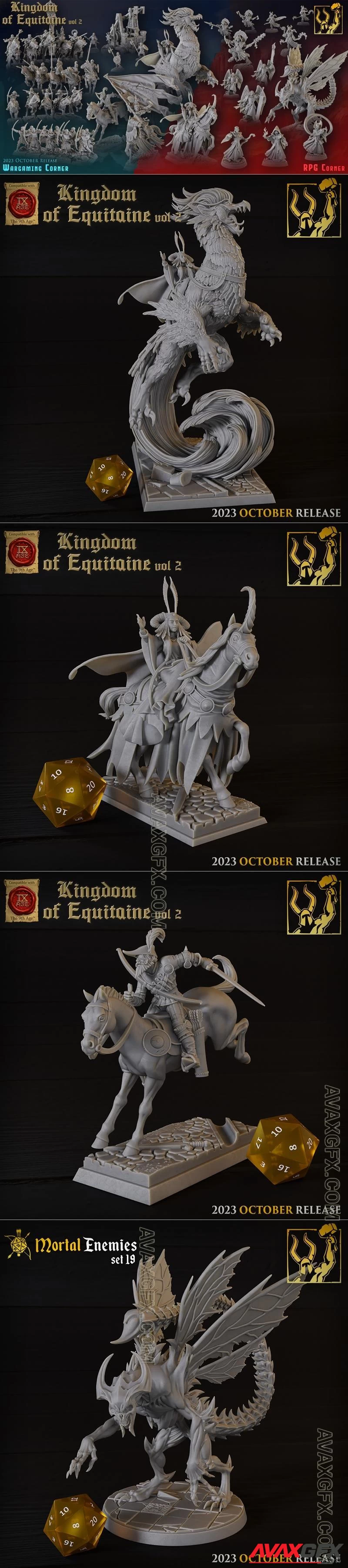 Titan Forge Miniatures - Kingdom of Equitaine vol.2 October 2023