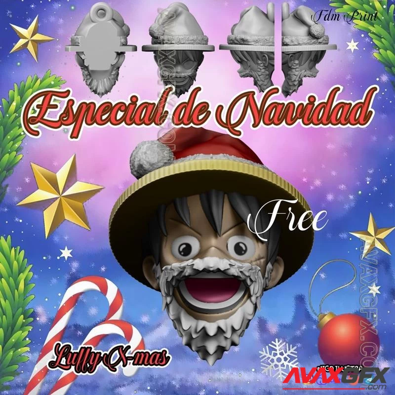 LUFFY X-mas adorno