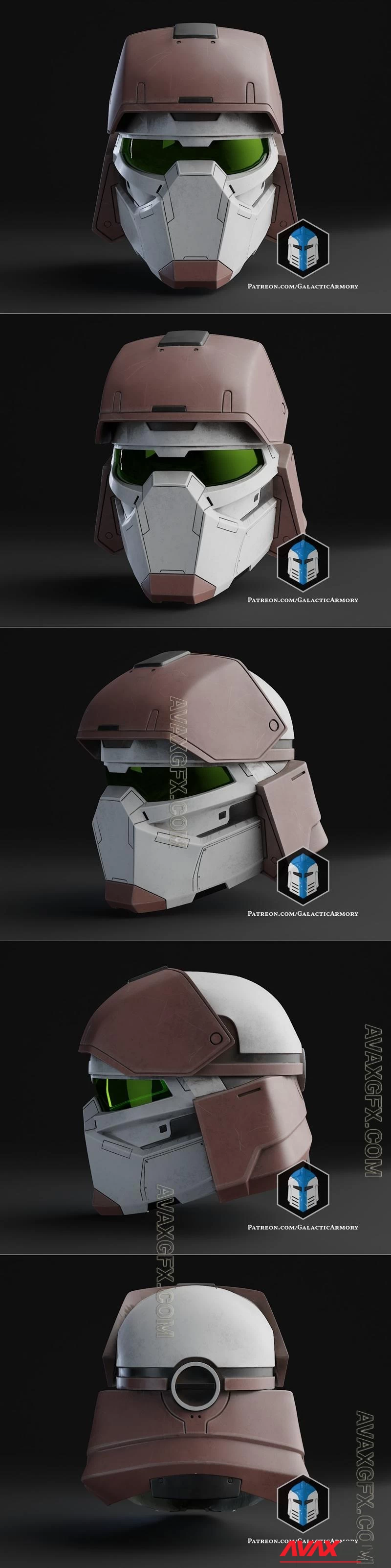 Galactic Spartan - Halo-Star Wars Helmet Mashup