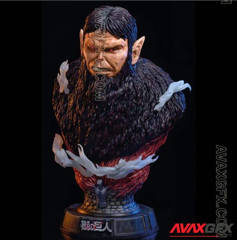 Beastly titan bust