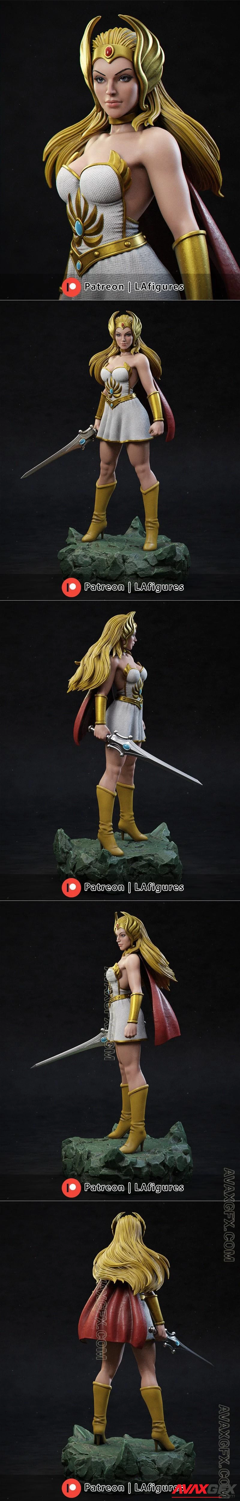 L.A. Figures - She-Ra - STL 3D Model