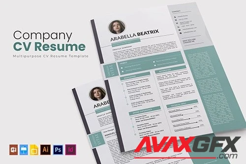 Company | CV & Resume PSD