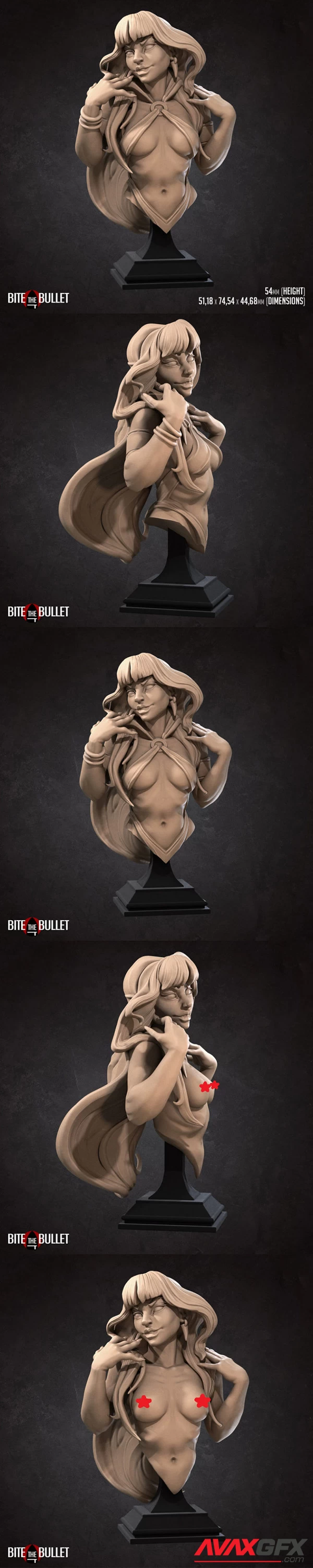 Bite the Bullet – Dawn Lady of Shadows Bust – 3D Print